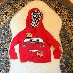 Disney Red Cars Lightning McQueen Hoodie 3t